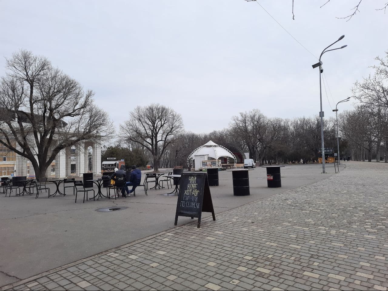 Как выглядит одесский парк Победы в марте 2021 года. Фото Марины Повертайло
