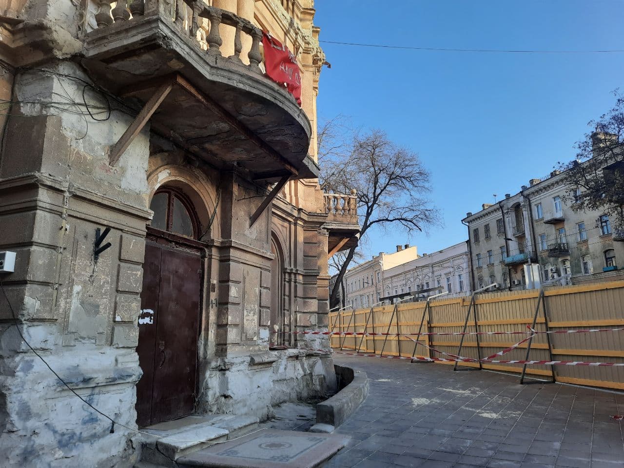 Дом с единорогами: в центре Одессы реставрируют старинный памятник архитектуры. Фото Марины Повертайло