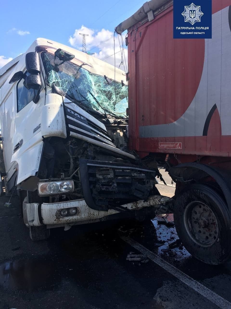 Авария на Объездной дороге. Фото: патрульная полиция