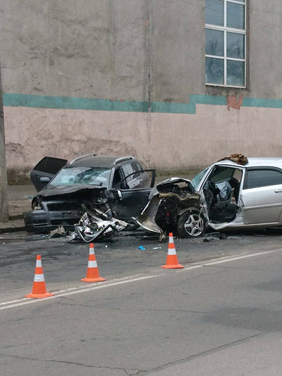 Авария в Одессе на улице Мельницкой. Фото: телеграм-канал ХО