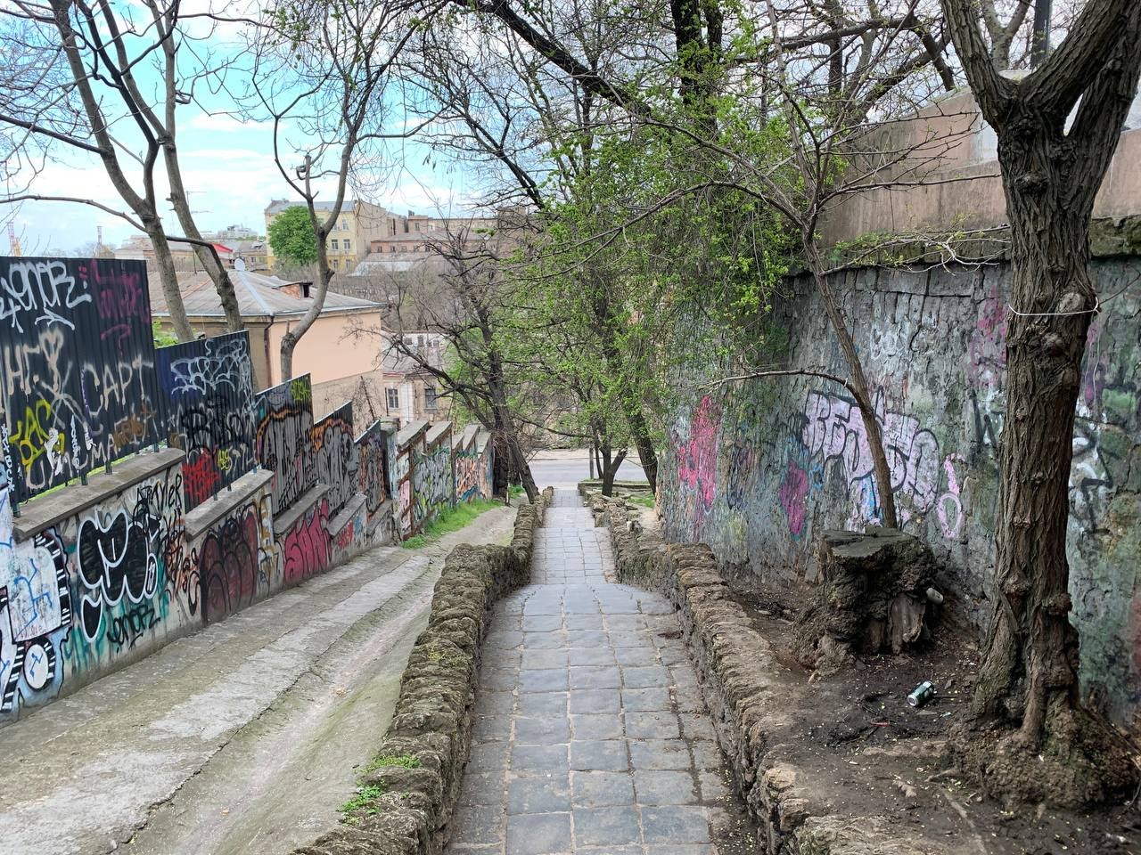 Лестница с Дерибасовской на Польский спуск