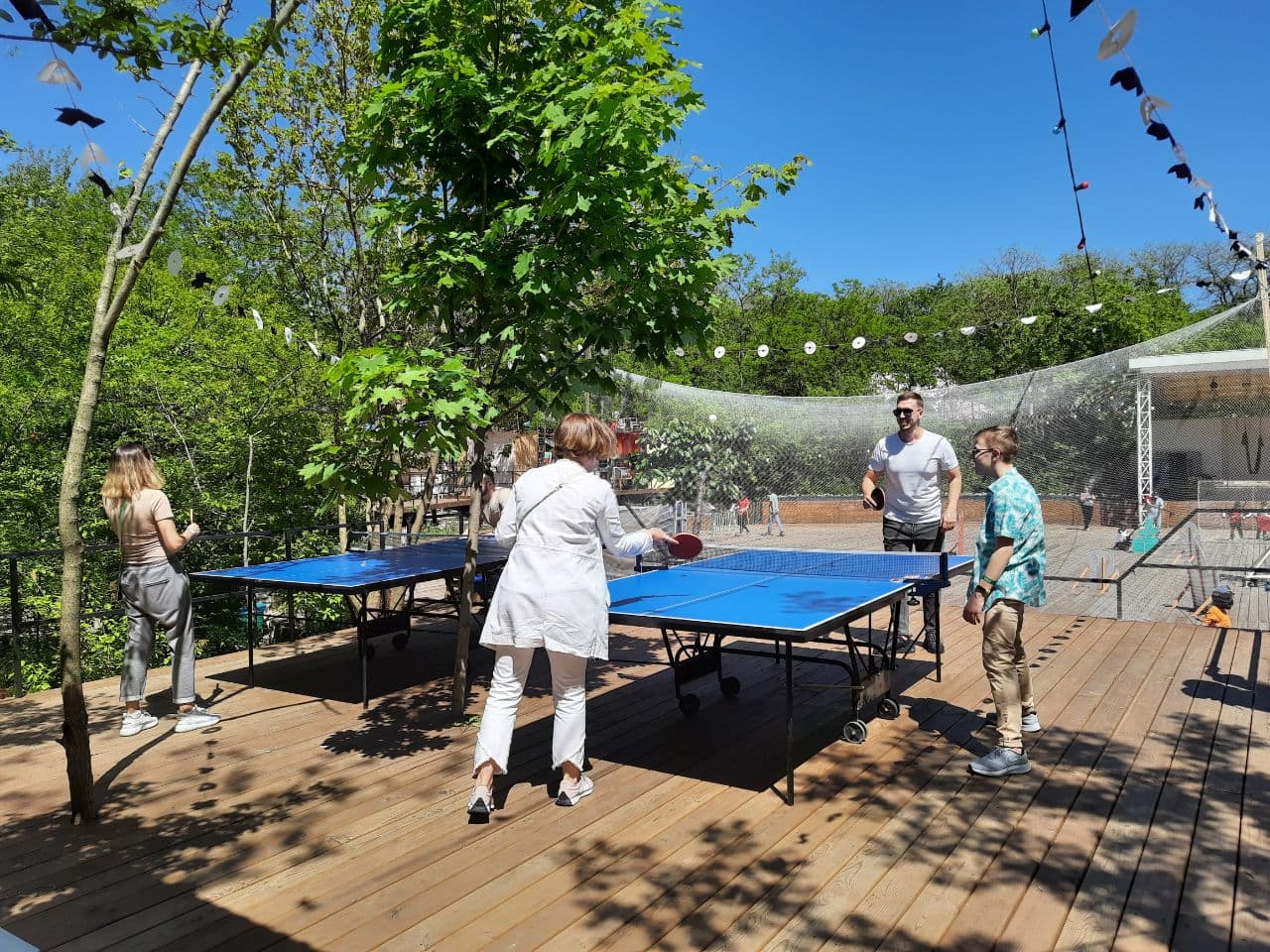 Первый Playstation и Арчери таг: в Зеленом театре проходит фестиваль игр. Фото автора