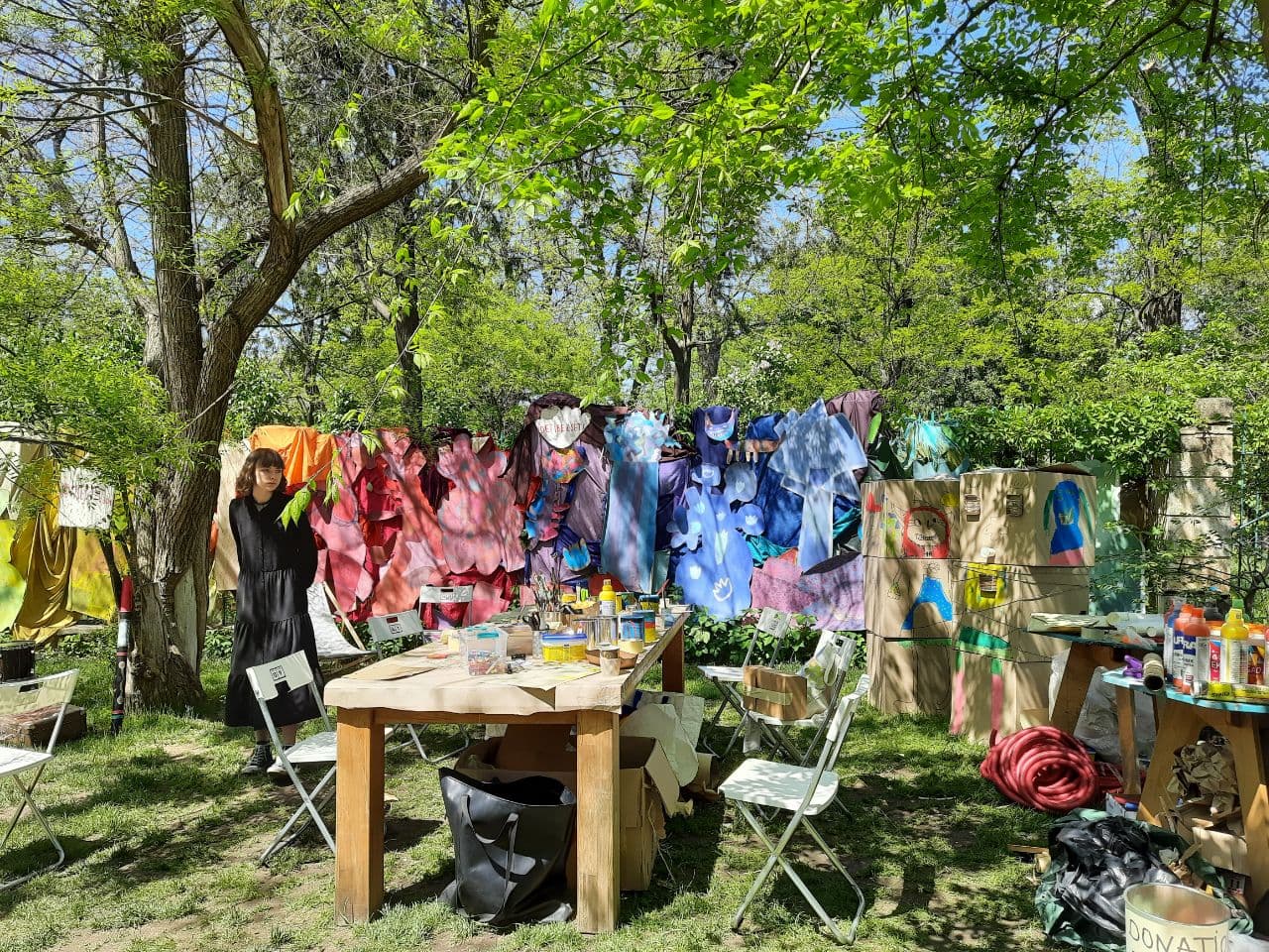 Первый Playstation и Арчери таг: в Зеленом театре проходит фестиваль игр. Фото автора