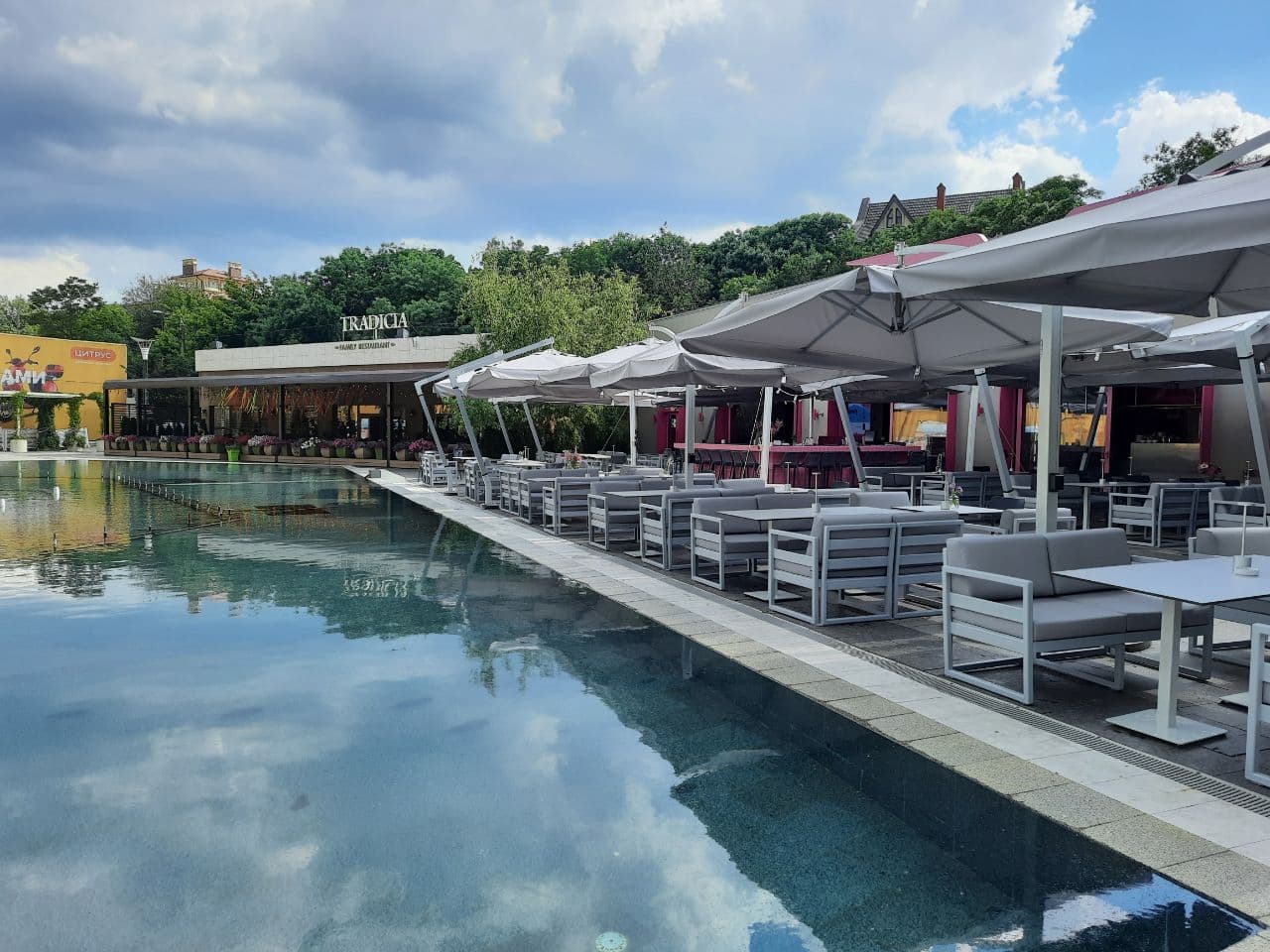 Заведения, которые летом 2021 года захватили тротуар в центре Одессы. Фото Марины Повертайло