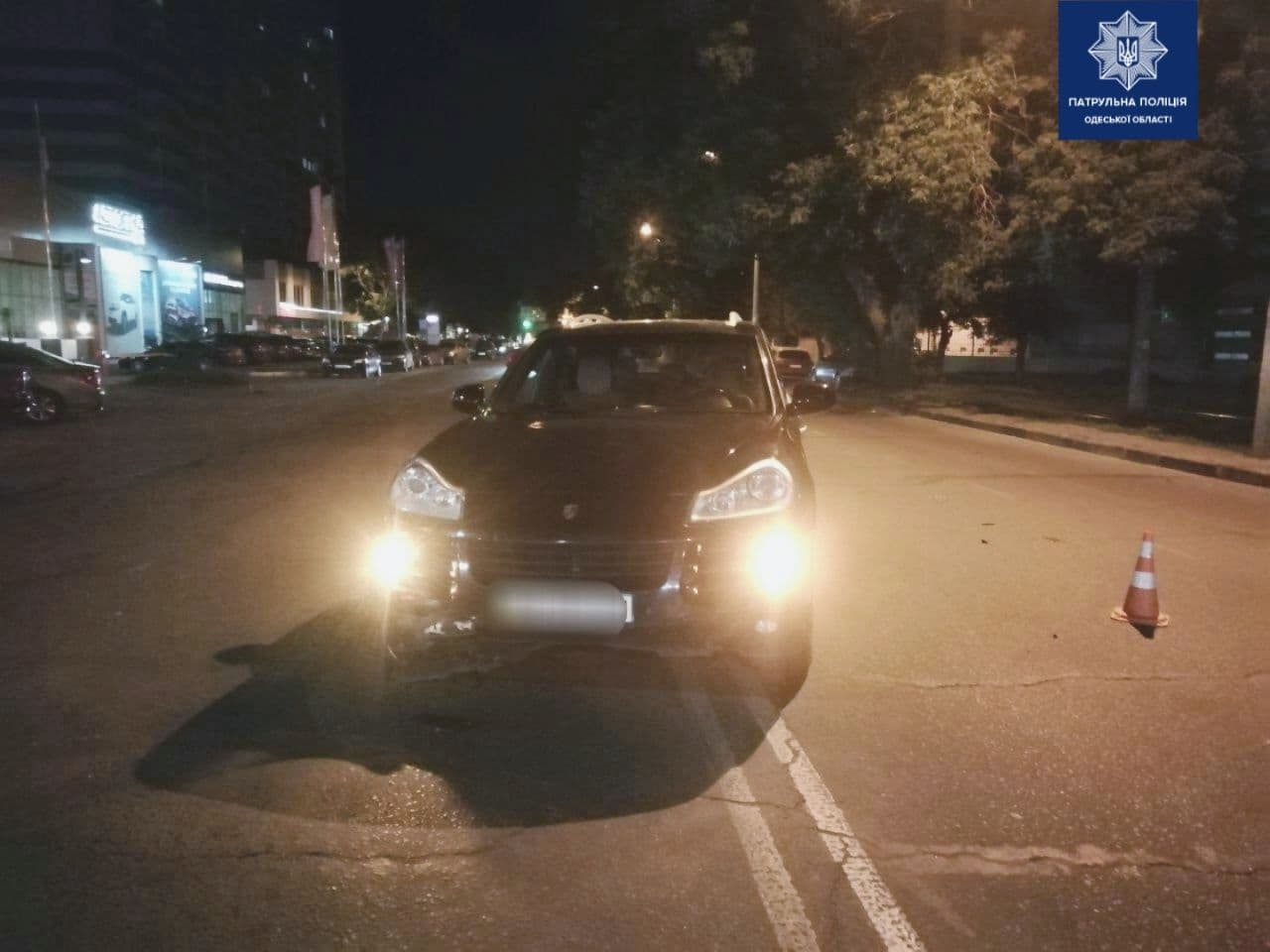 Авария 12 июля на Люстдорфской дороге. Фото: патрульная полиция