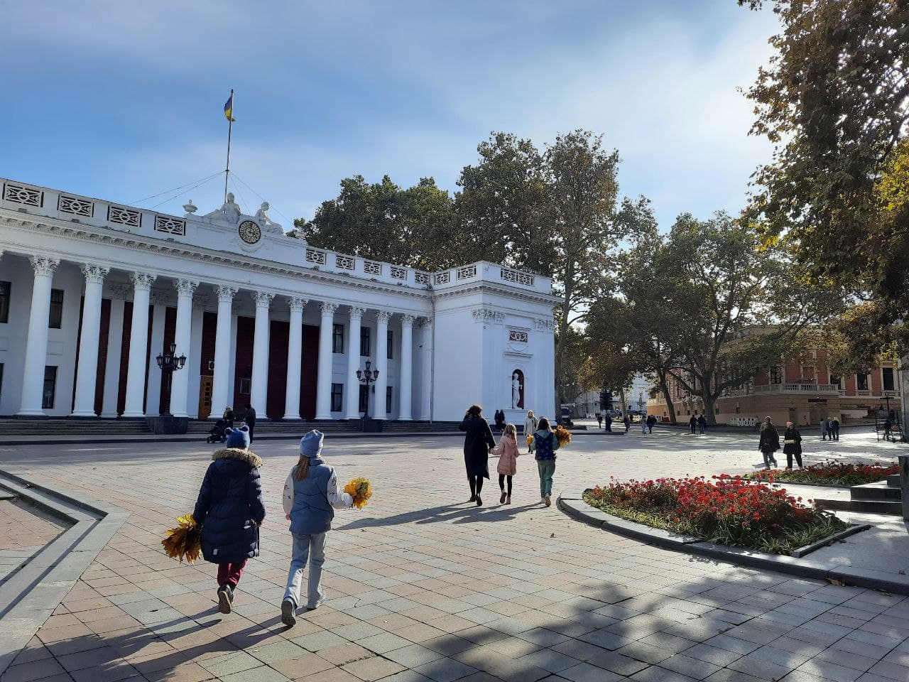 Думская площадь в октябре 2021 года. Фото Марины Повертайло