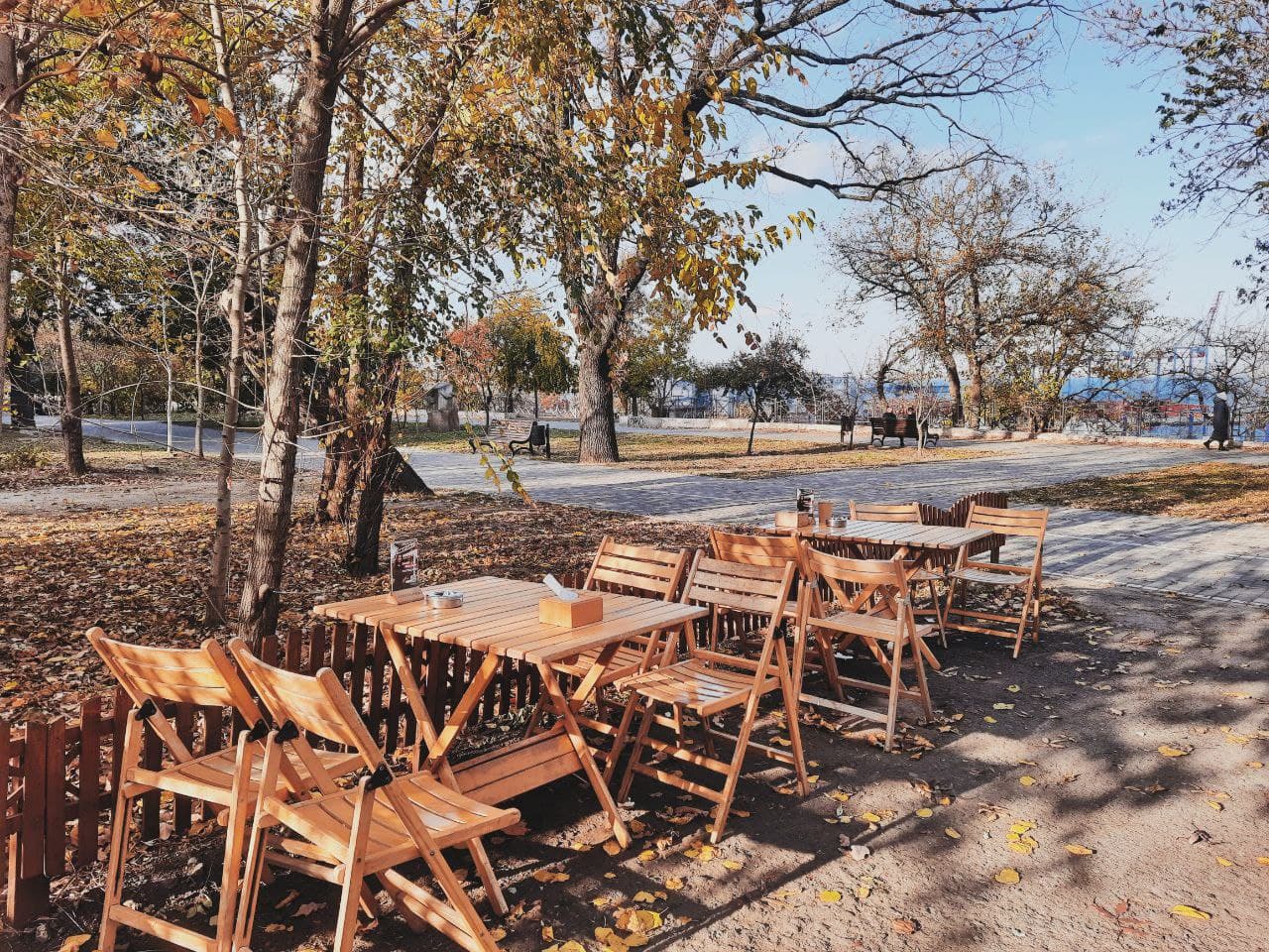 Парк Шевченко в Одессе в октябре 2021 года. Фото Марины Повертайло