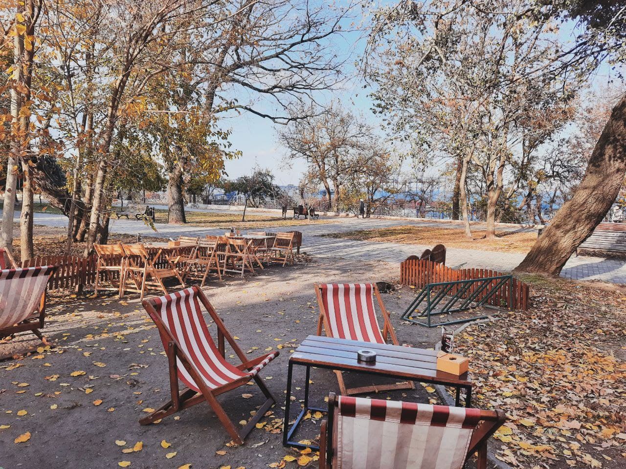 Парк Шевченко в Одессе в октябре 2021 года. Фото Марины Повертайло