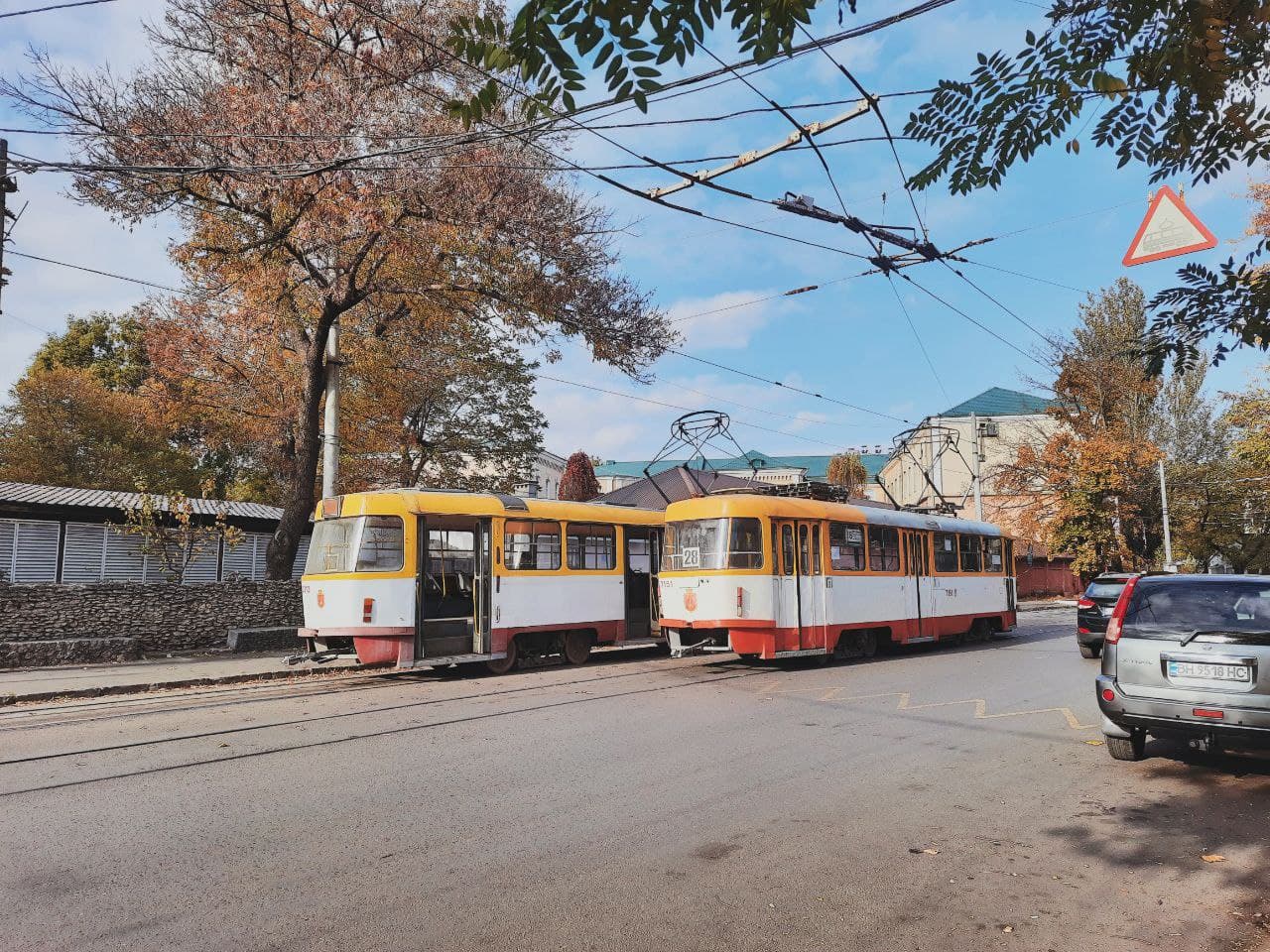 Лидерсовский бульвар в Одессе в октябре 2021 года. Фото Марины Повертайло
