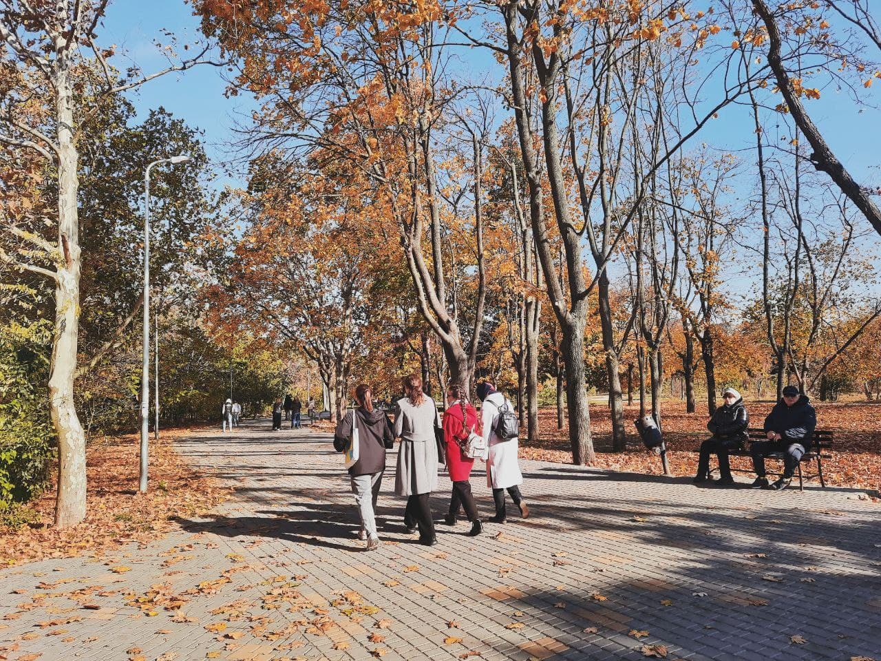 Парк Победы в Одессе в октябре 2021 года. Фото Марины Повертайло