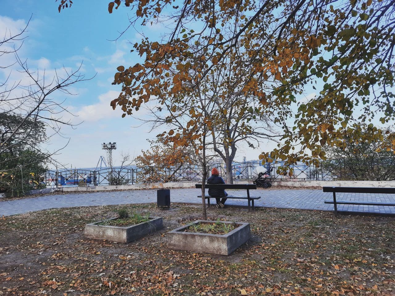 Парк Шевченко в Одессе в октябре 2021 года. Фото Марины Повертайло