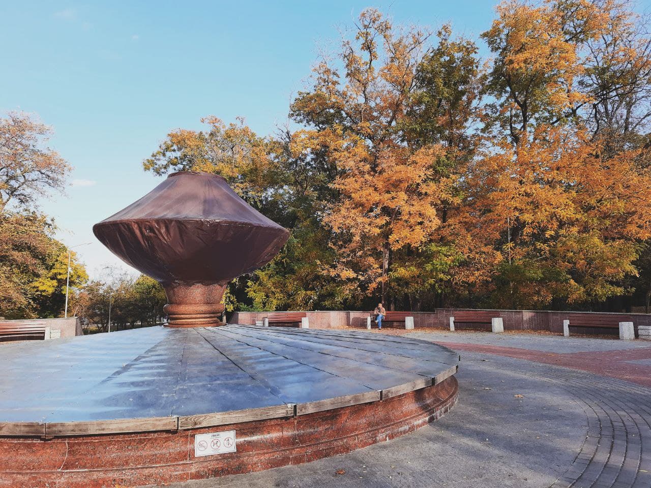 Парк Шевченко в Одессе в октябре 2021 года. Фото Марины Повертайло