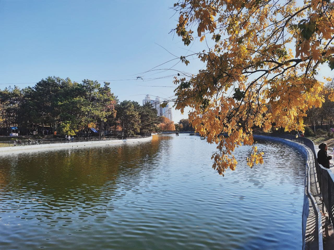 Парк Победы в Одессе в октябре 2021 года. Фото Марины Повертайло