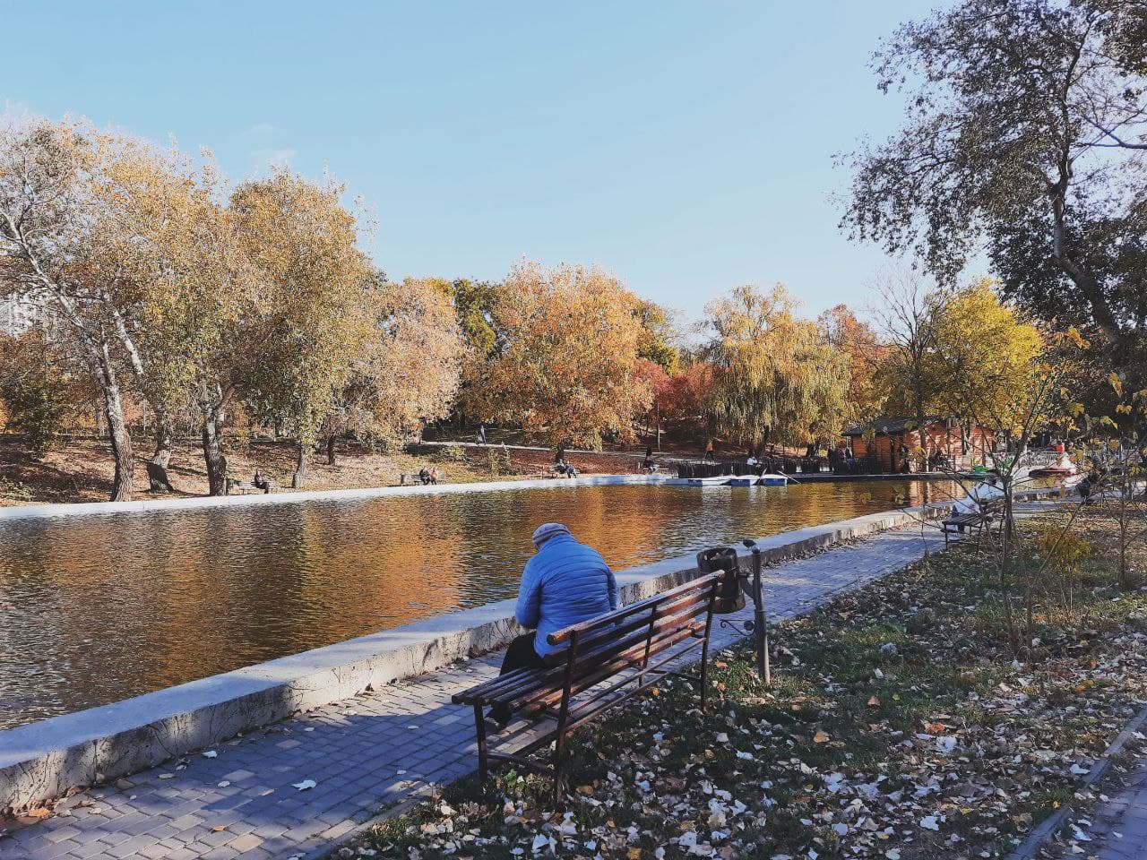 Парк Победы в Одессе в октябре 2021 года. Фото Марины Повертайло