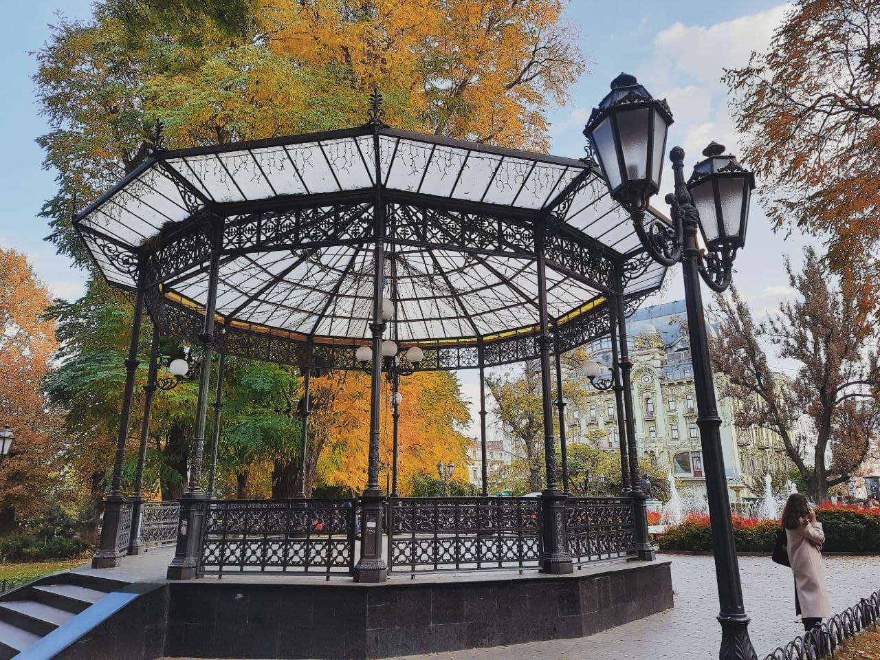 Горсад в Одессе в октябре 2021 года. Фото Марины Повертайло