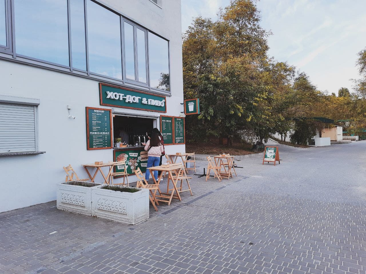 Пляж "Отрада" в Одессе в октябре 2021 года. Фото Марины Повертайло