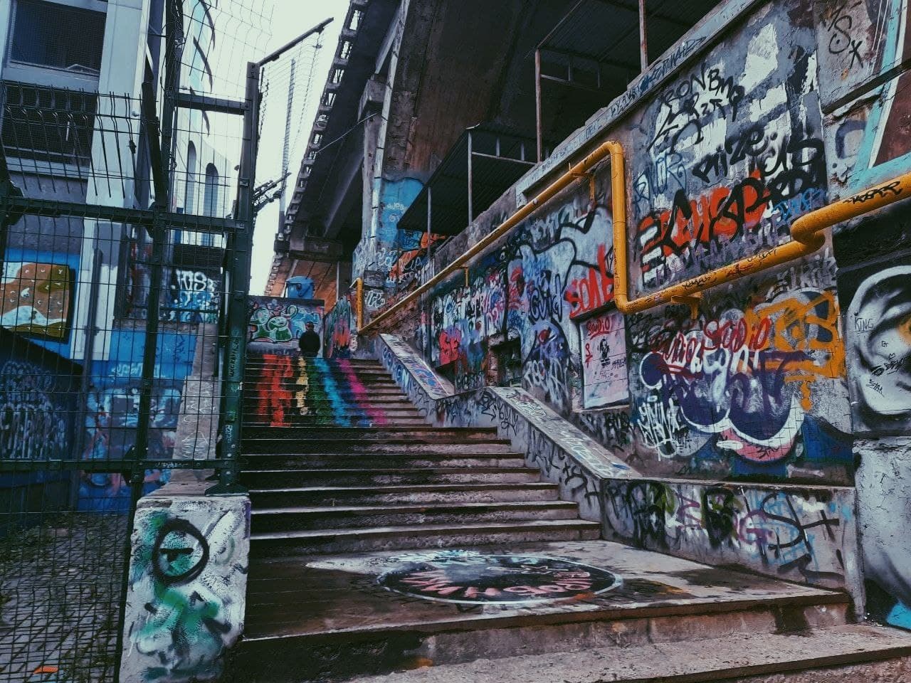 Деволановский спуск в Одессе осенью 2021 года. Фото Марины Повертайло