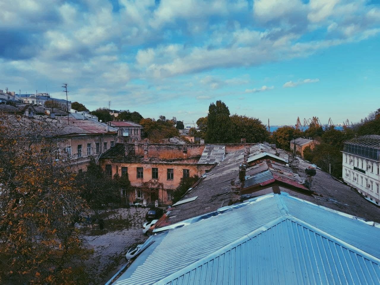 Польский спуск в Одессе осенью 2021 года. Фото Марины Повертайло