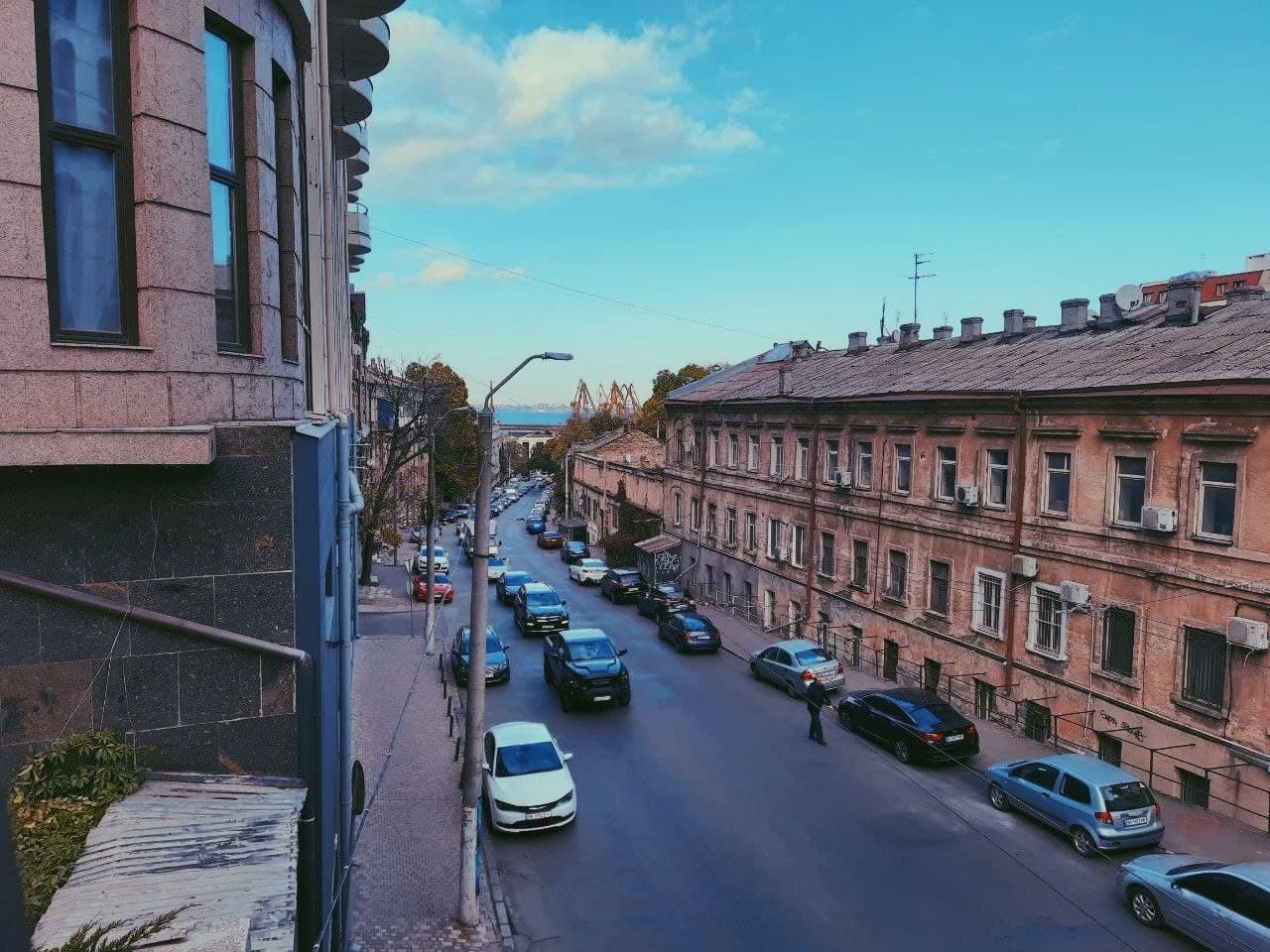 Польский спуск в Одессе осенью 2021 года. Фото Марины Повертайло