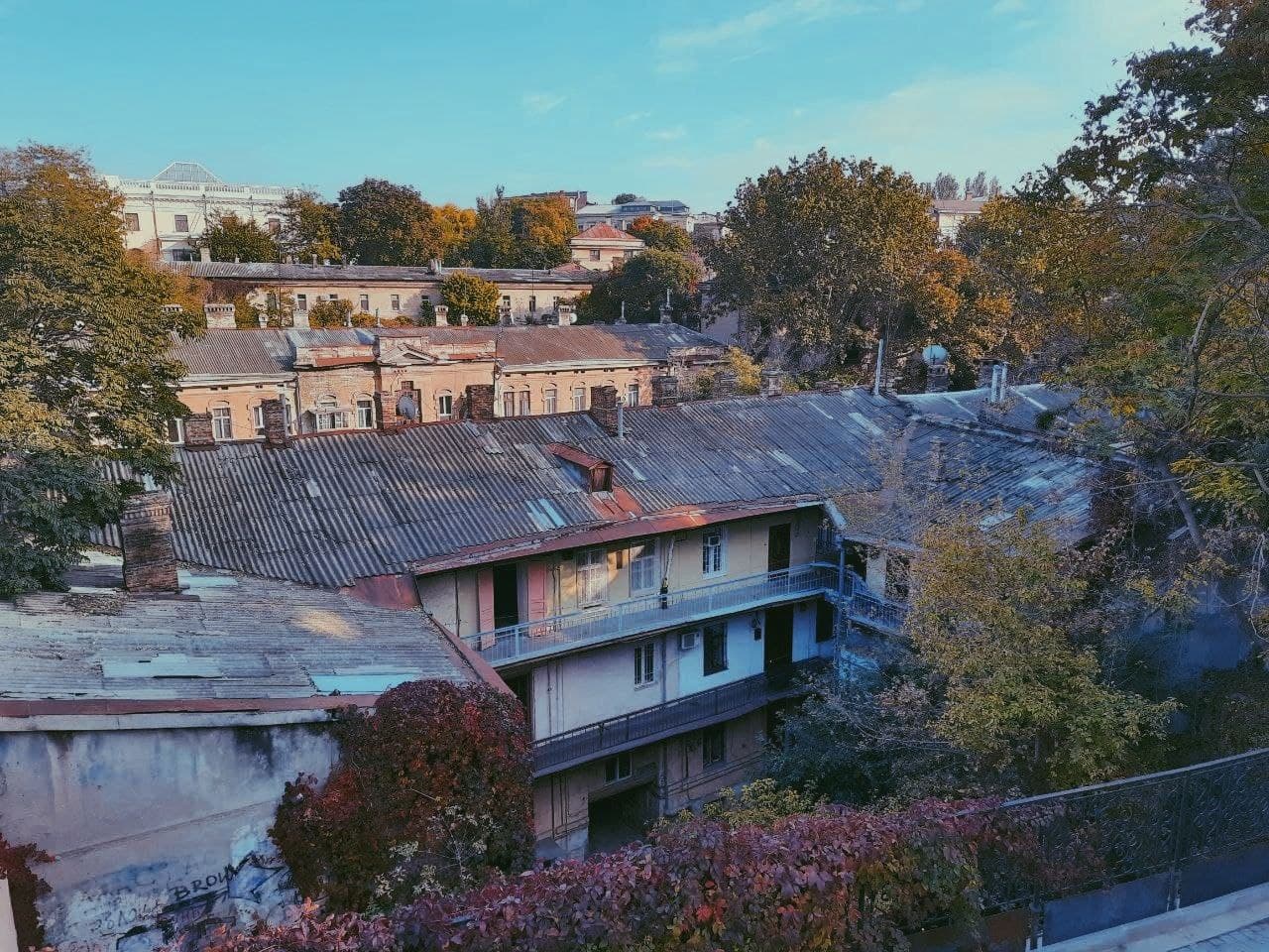 Военный спуск в Одессе осенью 2021 года. Фото Марины Повертайло