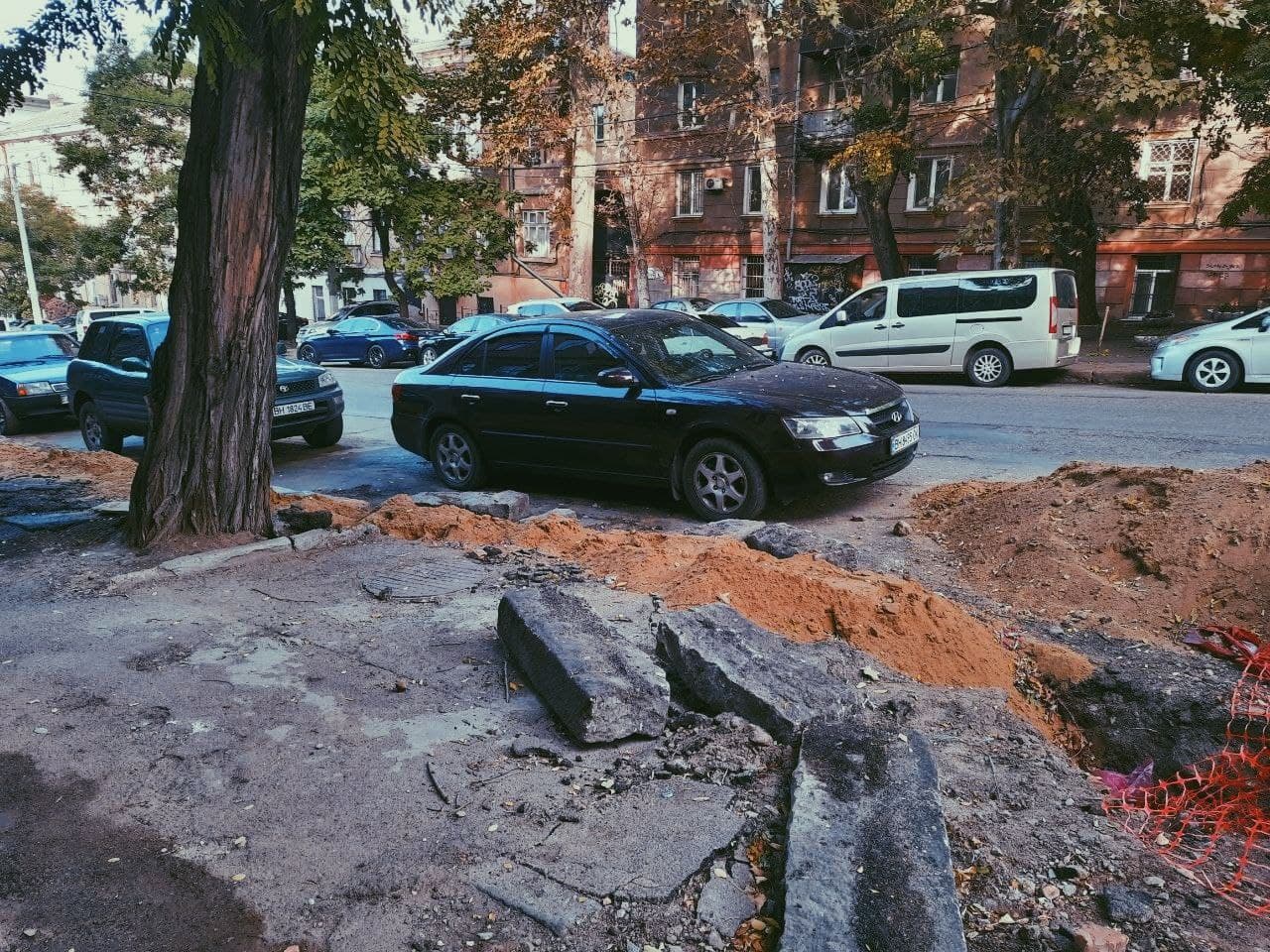 Военный спуск в Одессе осенью 2021 года. Фото Марины Повертайло