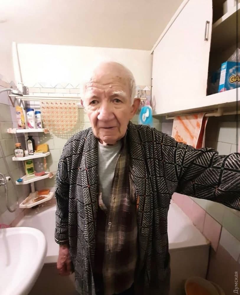 Пенсионер до заболевания коронавирусом. Фото: "Думская"