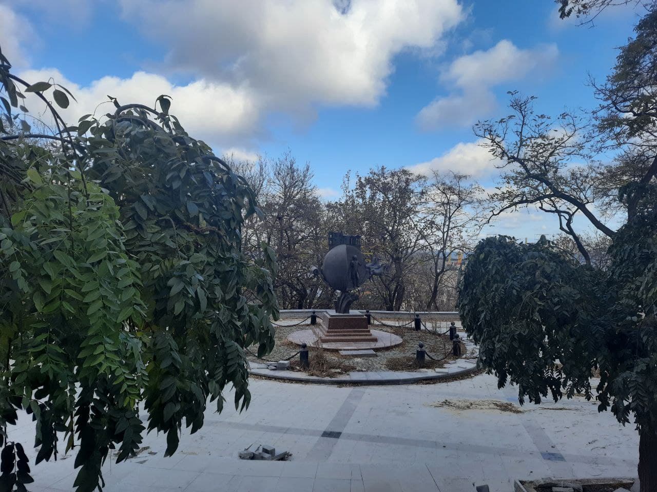 Реконструкция бульвара Жванецкого в Одессе.