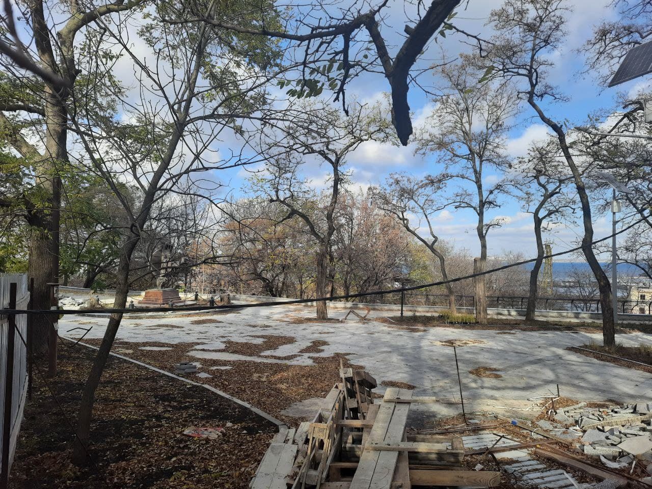 Реконструкция бульвара Жванецкого в Одессе.