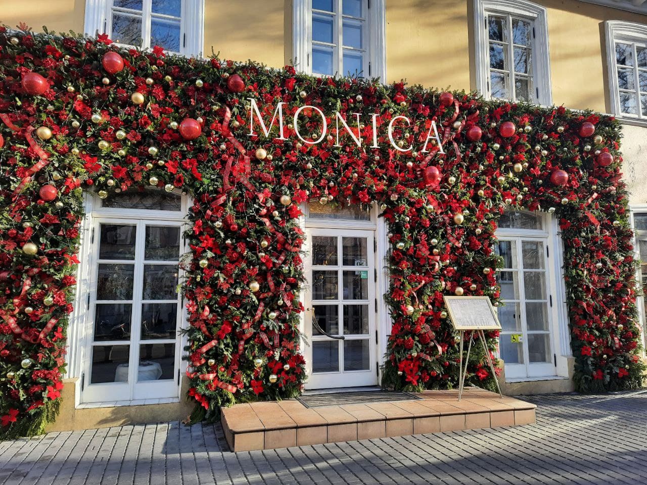 Ресторан Monica в Одессе в декабре 2021 года.