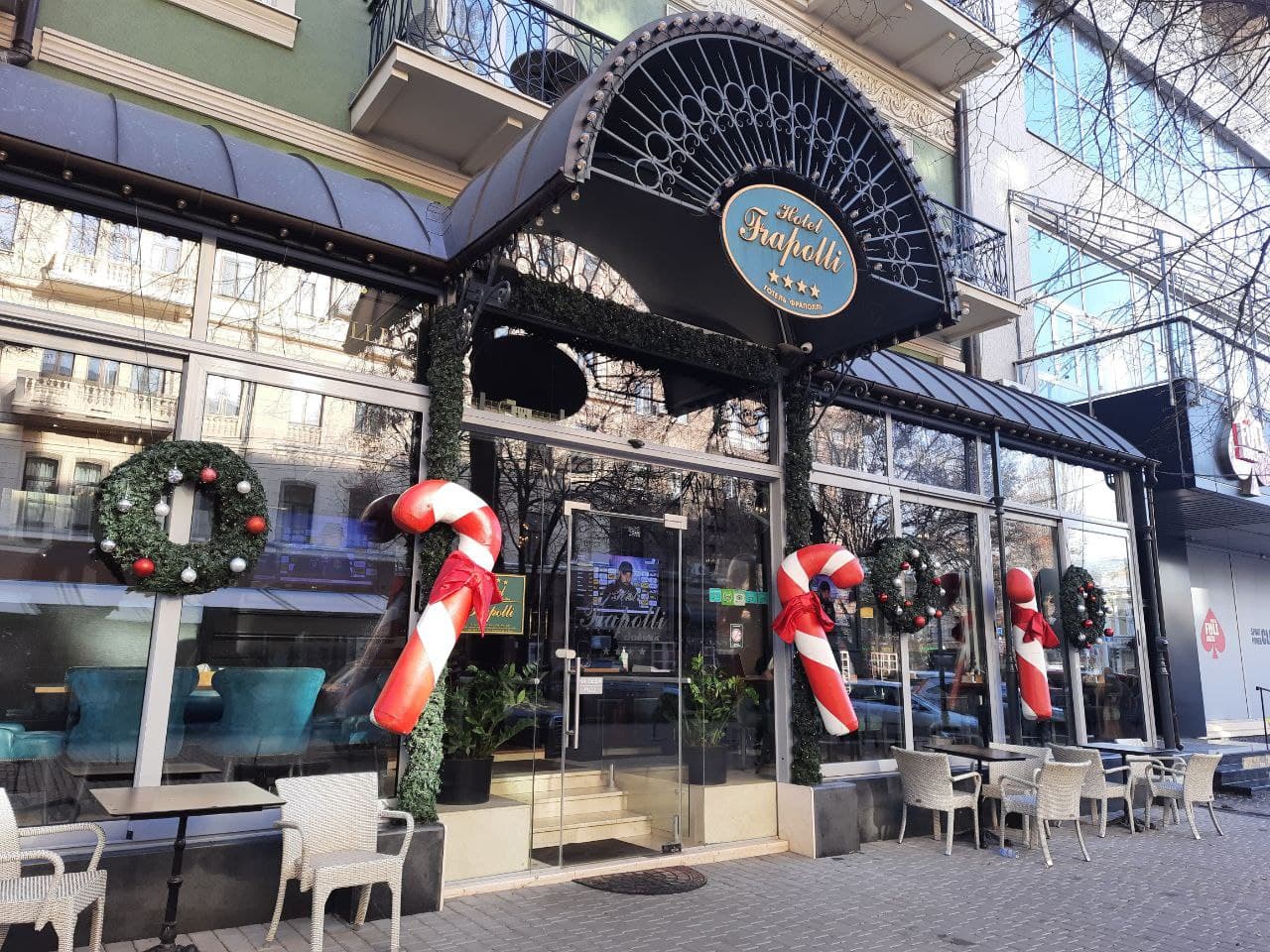 Ресторан Frapolli в Одессе в декабре 2021 года.