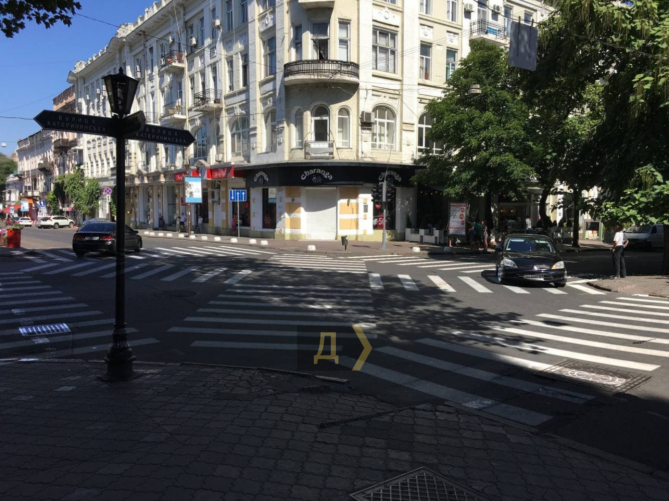 Как будет выглядеть диагональный пешеходный переход в Одессе. Фото: "Думская"