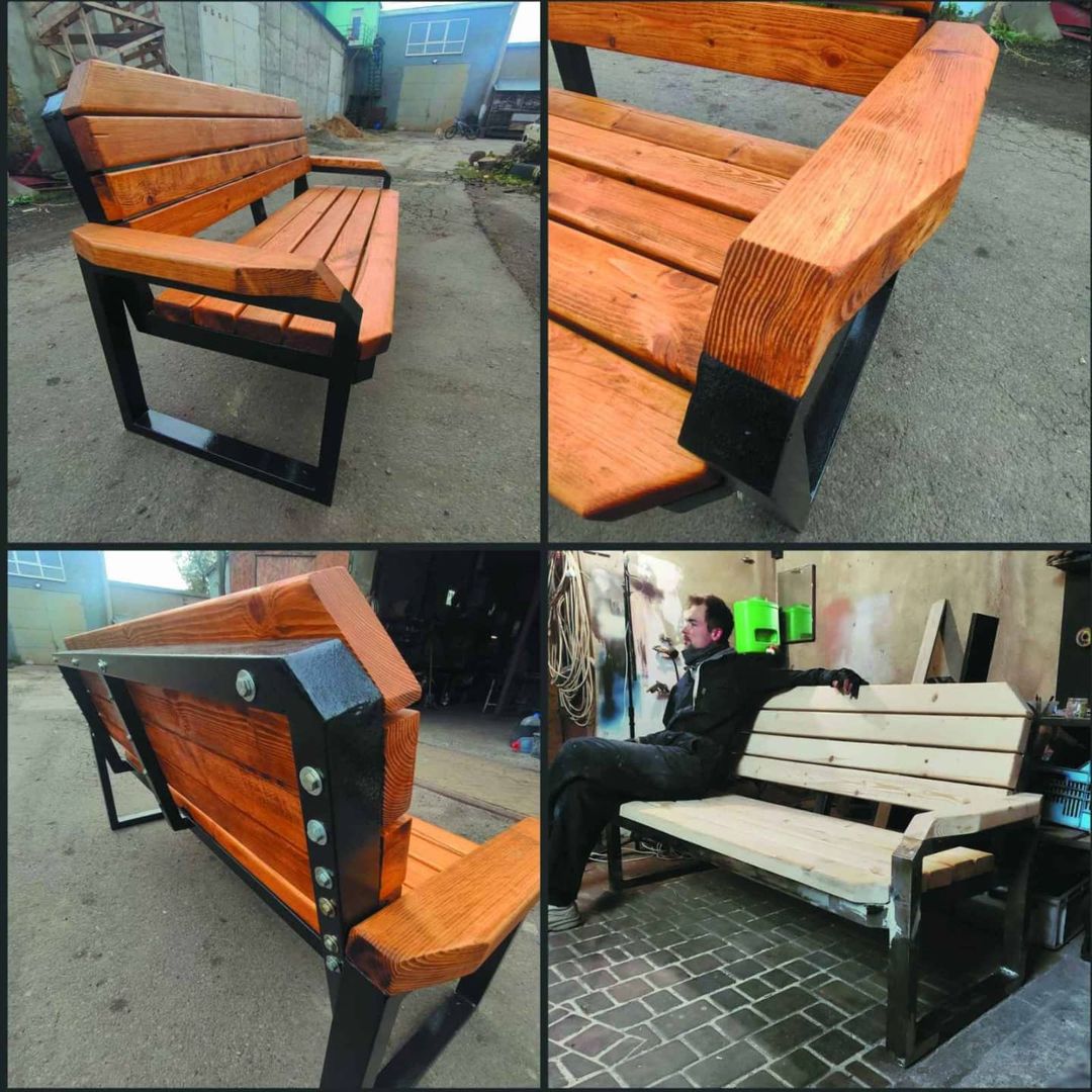 Одессит Александр изготовил и установил на "Ланжероне" лавочку. Фото: instagram.com/resheta_aleksandr