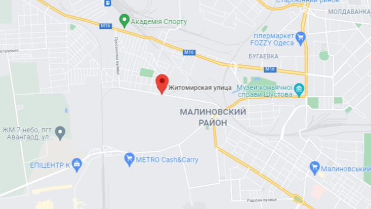 Улица Житомирская в Одессе.