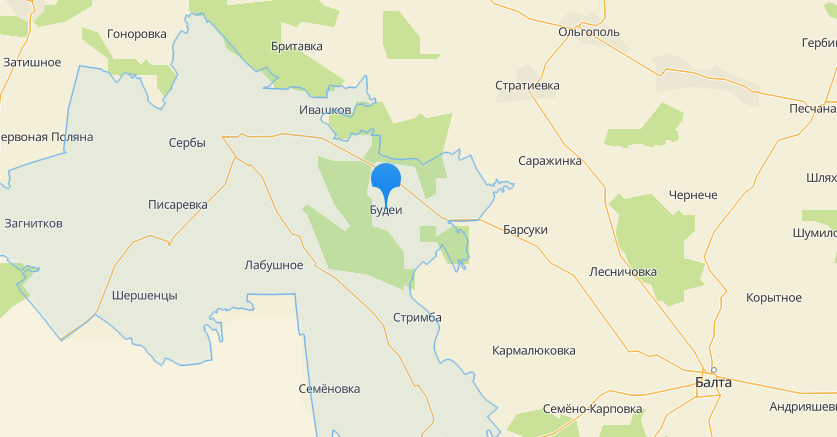 Деревянная мельница в селе Будеи. Карта: 2ГИС