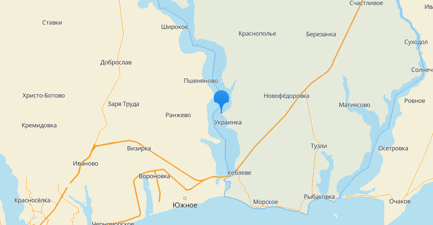 Устричная ферма. Карта: 2ГИС