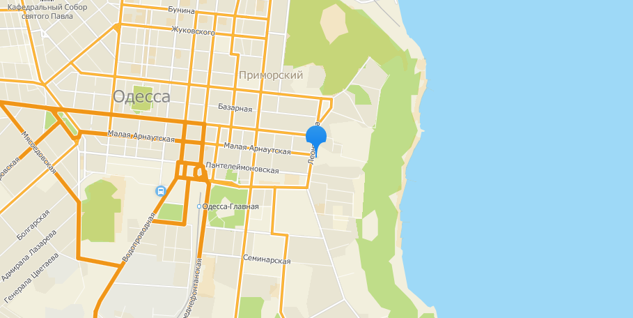 Одесский областной центр социально значимых заболеваний. Карта: 2ГИС