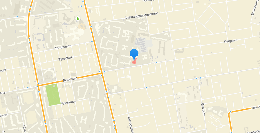 Центр первичной медико-санитарной помощи №4 на Шишкина. Карта: 2ГИС