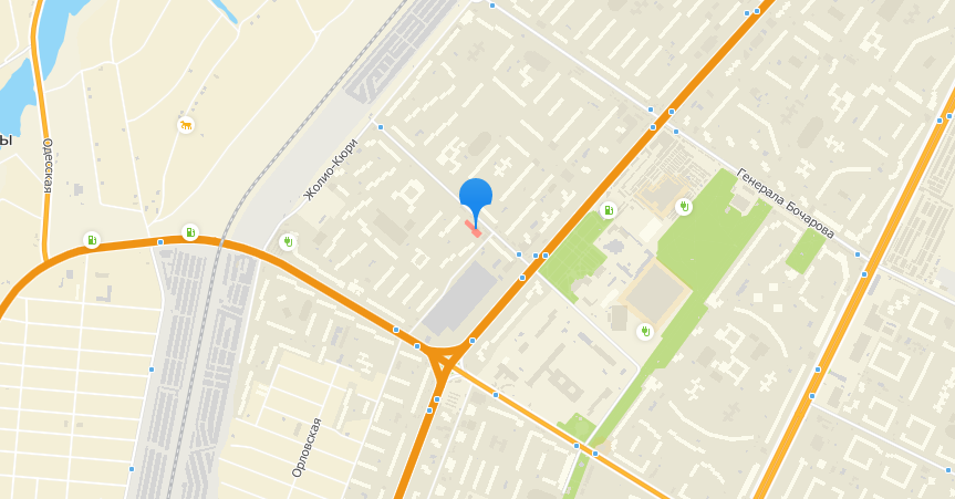 Центр первичной медико-санитарной помощи №28 на Ойстраха. Карта: 2ГИС