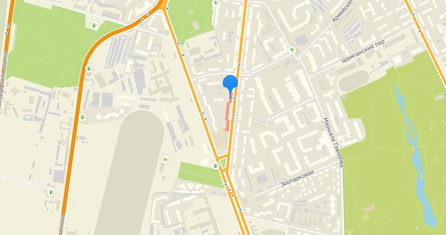 Консультативно-диагностический центр №6 на Сегедской. Карта: 2ГИС