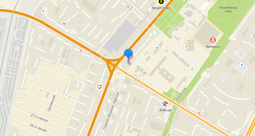 Консультативно-диагностический центр №29 на Добровольского. Карта: 2ГИС