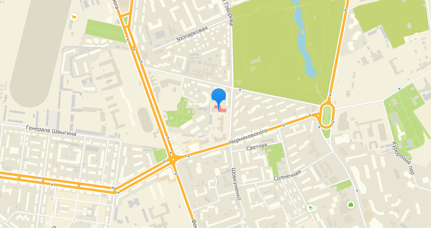 Детская поликлиника №4 на Маршала Говорова. Карта: 2ГИС