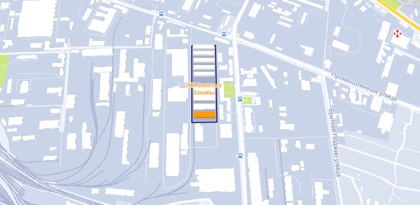 ЖК "Золотые Столбы" в Одессе. Карта: "ЛУН"