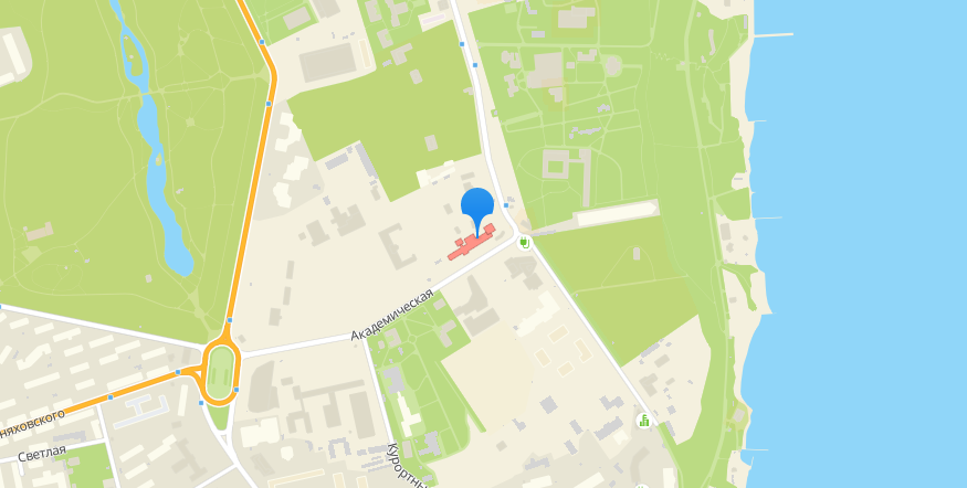 Санаторий "Одесса" Службы Безопасности Украины. Карта: 2ГИС