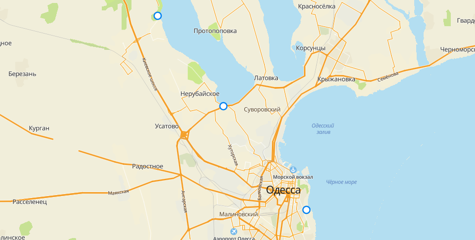 Детский санаторий "Хаджибей". Карта: 2ГИС