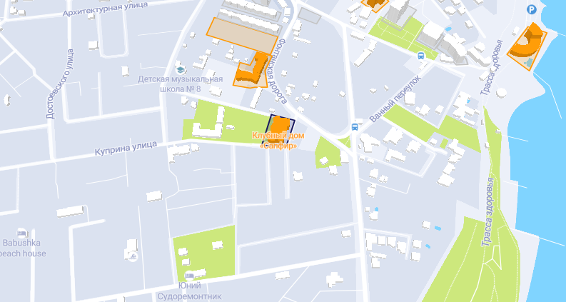 Клубный дом "Сапфир". Карта: "ЛУН"