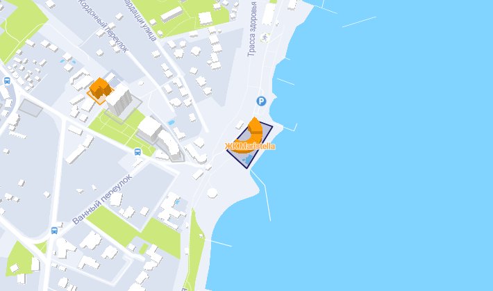 ЖК Maristella. Карта: "ЛУН"