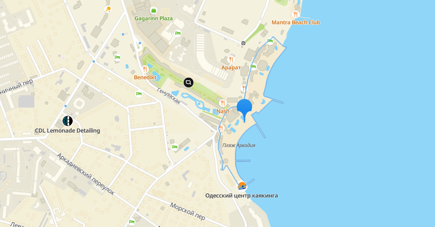 От "Ланжерона" до "Аркадии": как одесские пляжи готовятся к лету. Карта: 2ГИС