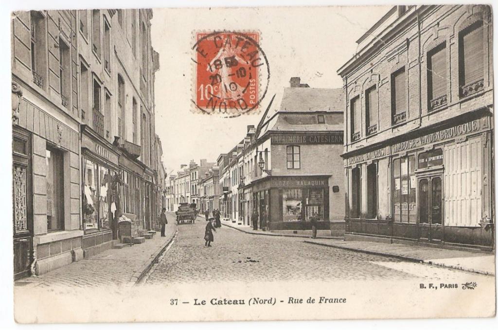 Старинная французская открытка