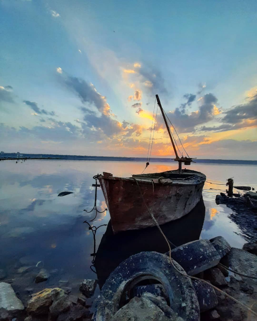 Как выглядит Куяльницкий лиман в сентябре 2021 года. Фото: instagram.com/streetphotophone