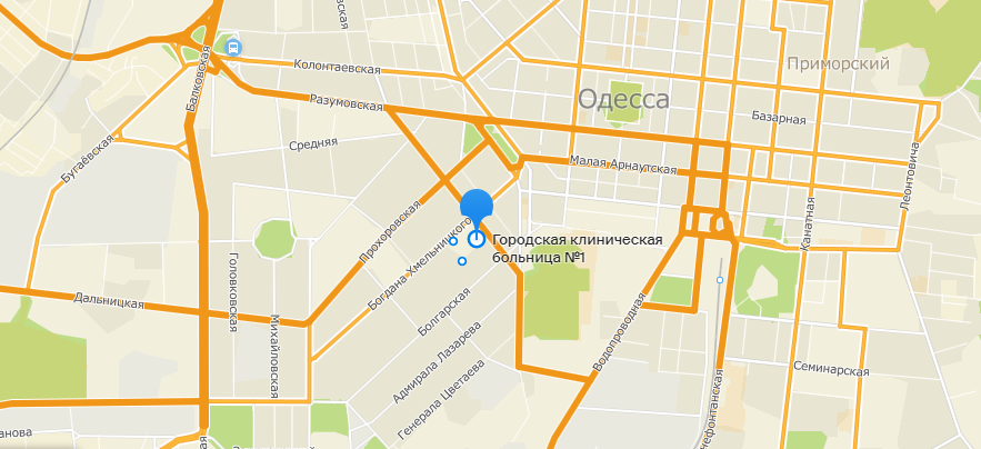 Городская клиническая больница №1. Карта: 2ГИС